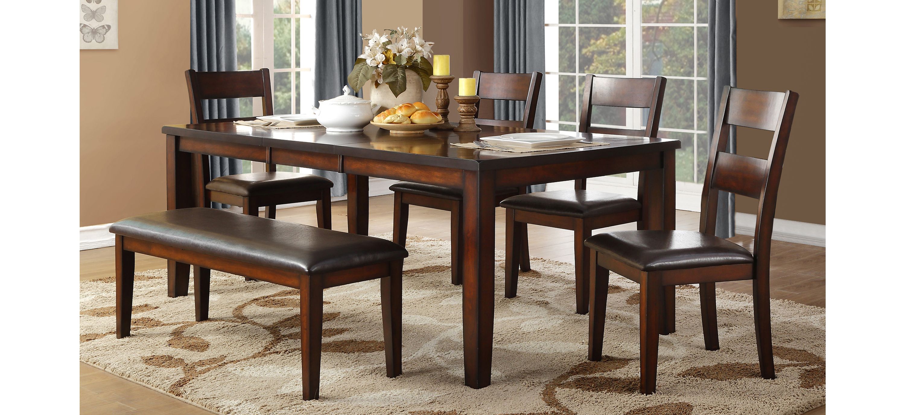 McFly 6-pc. Dining Set w/ Bench