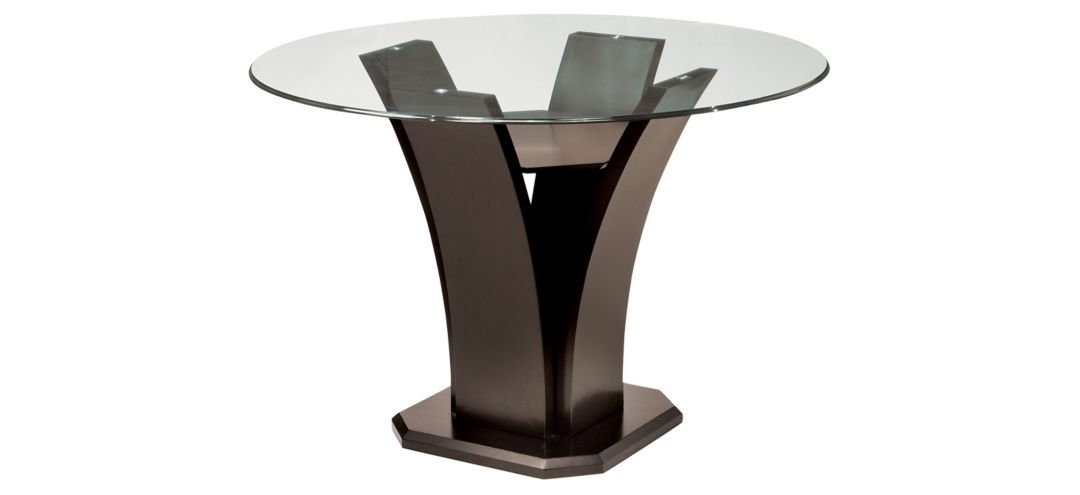 Venice 54 Glass Counter-Height Dining Table