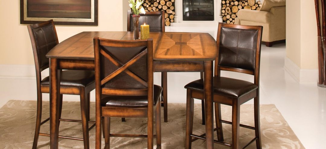 Denver 5-pc Counter-Height Dining Set