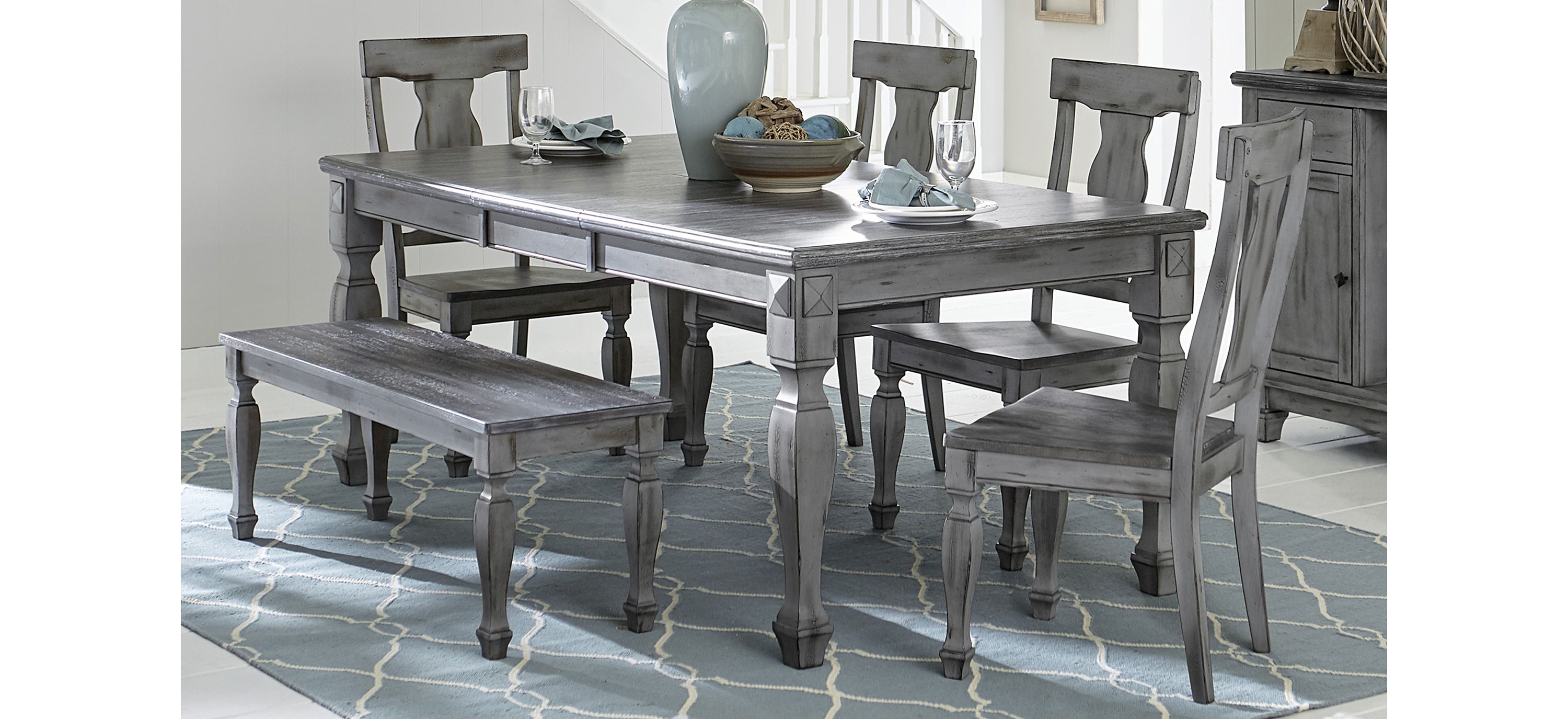 Kelsey 6-pc. Dining Set w/ Bench