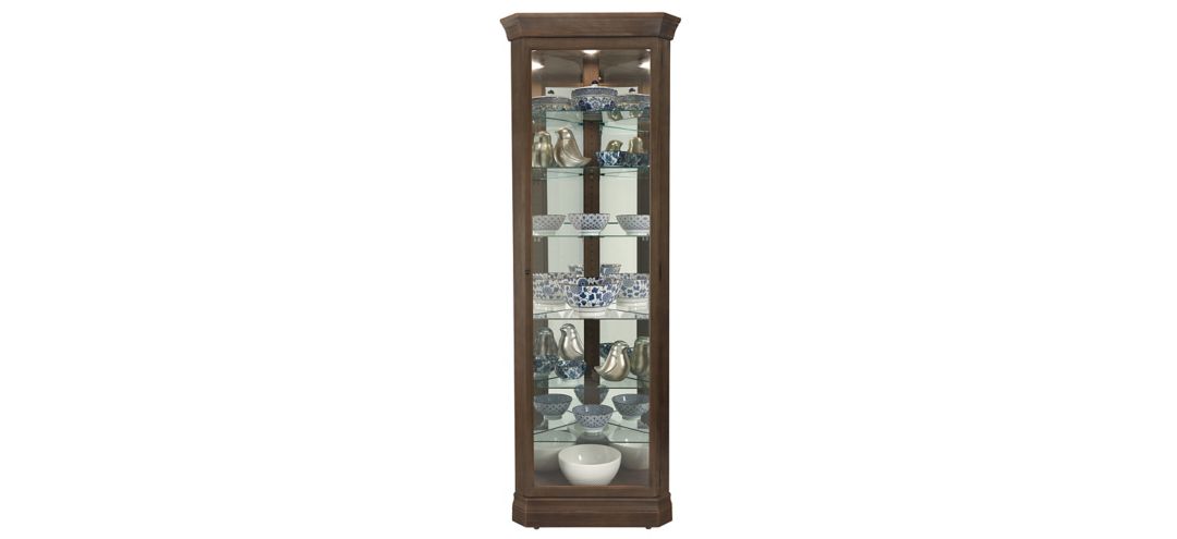 Delia Corner Curio Cabinet