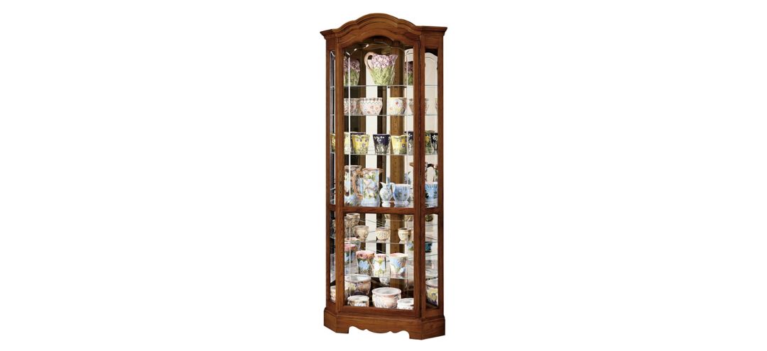 647350980 Jamestown Corner Curio Cabinet sku 647350980