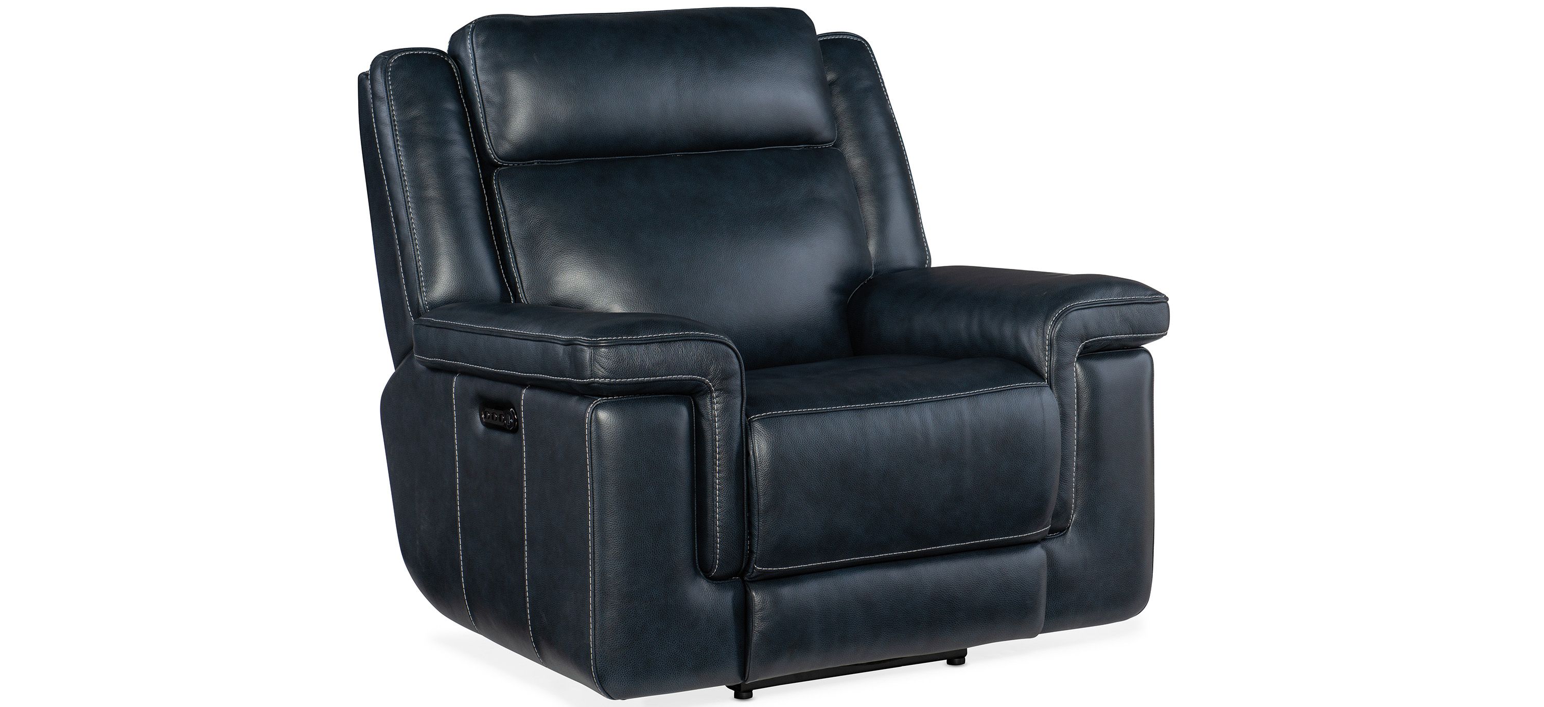 Montel Lay Flat Power Recliner with Power Headrest & Lumbar