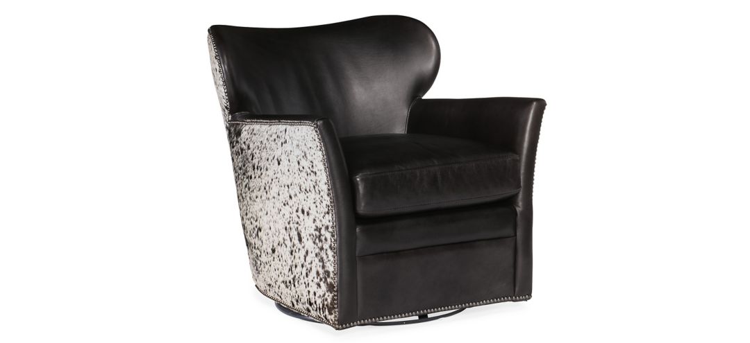 Kato Leather Swivel Chair