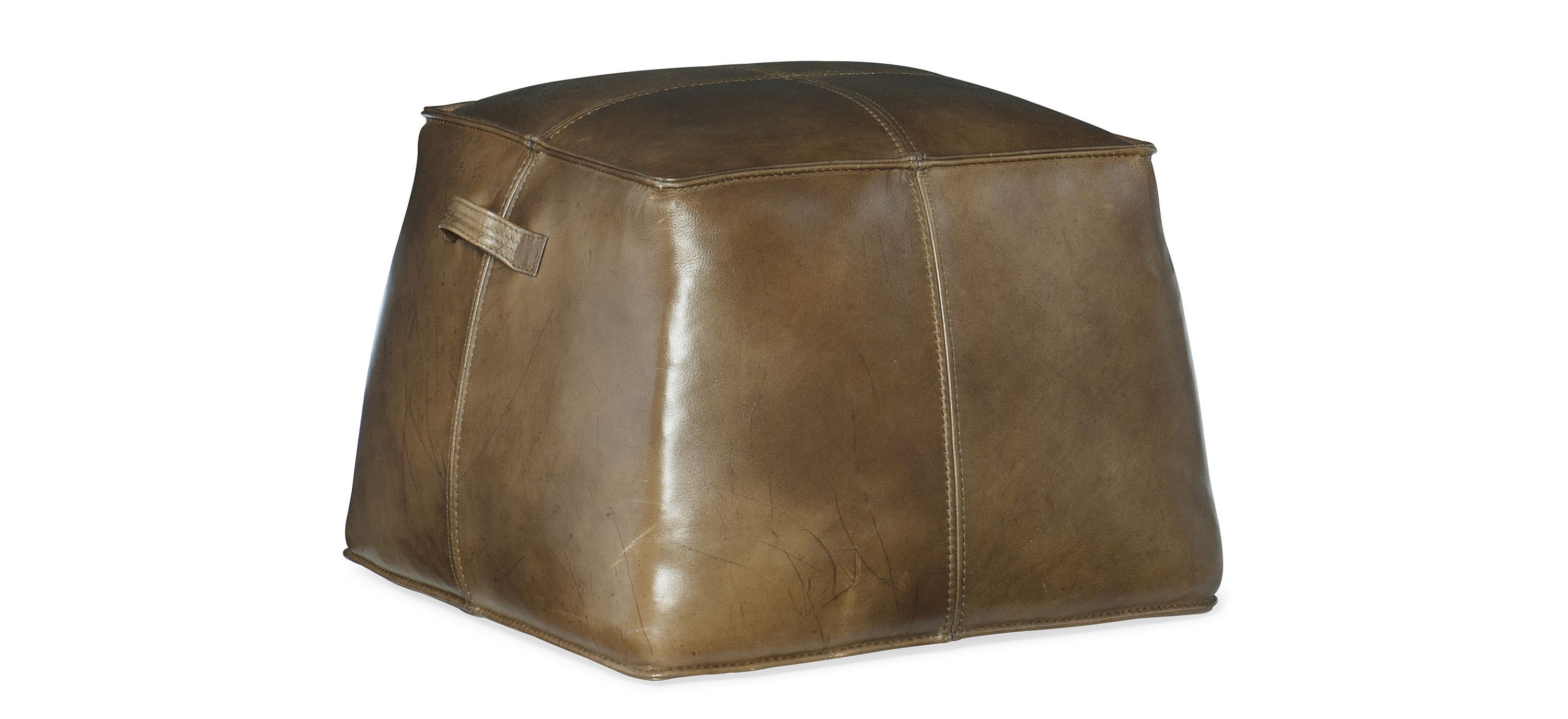 Birks Leather Ottoman