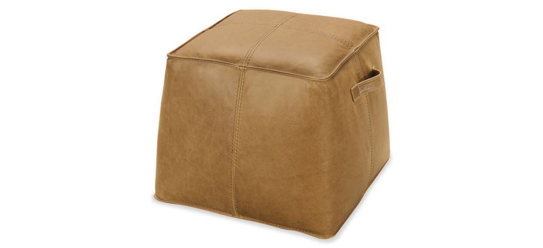 Dizzy Leather Ottoman