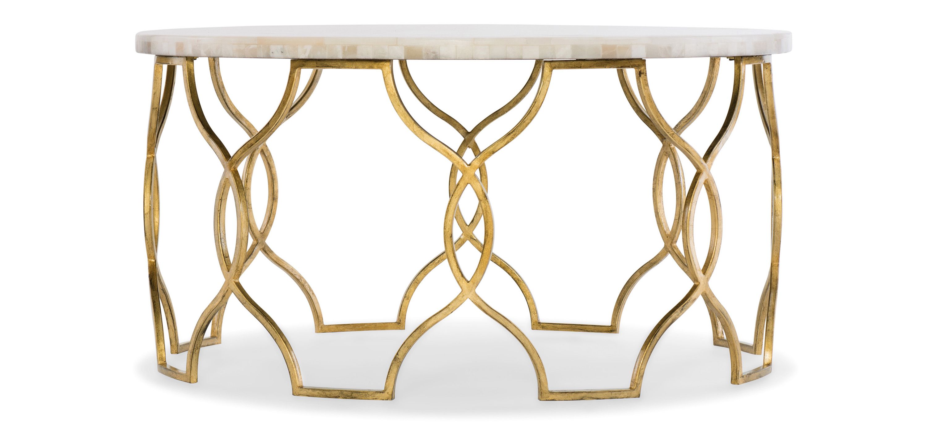 Melange Corrina Round Cocktail Table