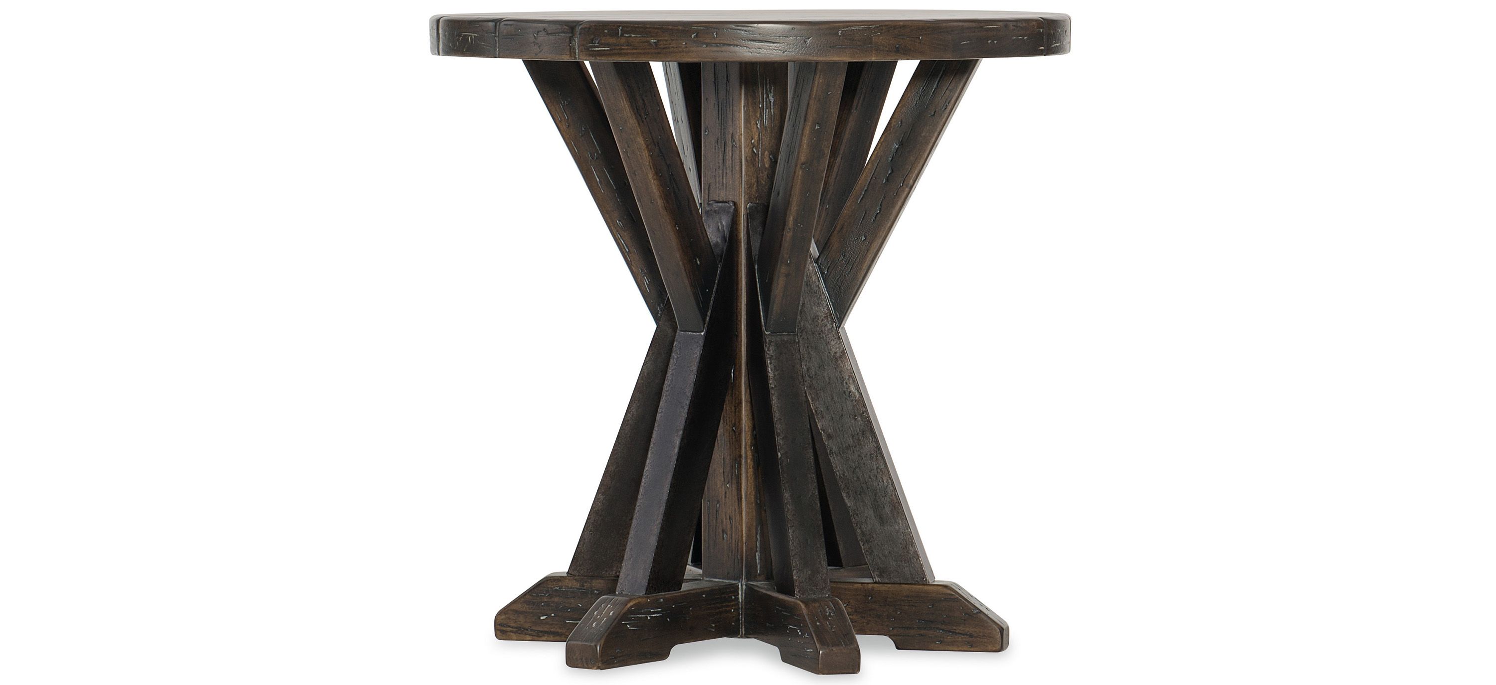 Roslyn County Round Lamp Table