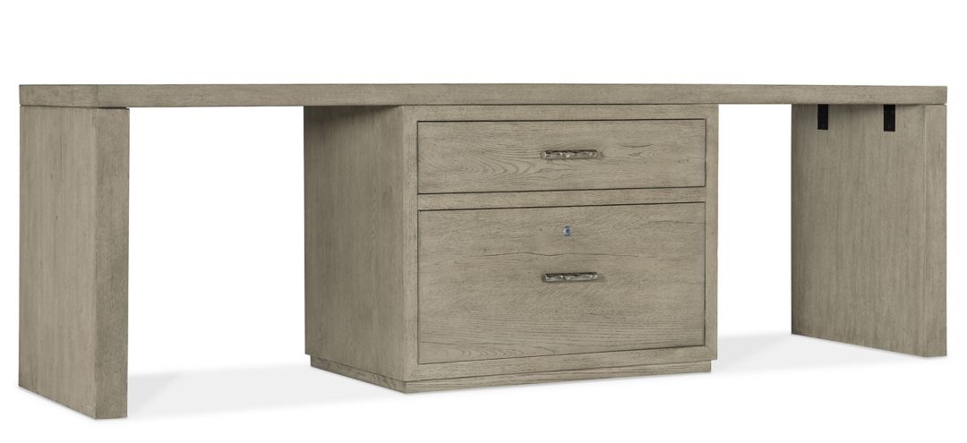 Linville Falls 96 Desk w/ Center Lateral File