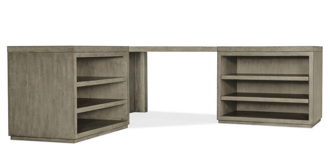 Linville Falls Corner Desk w/ Shelves