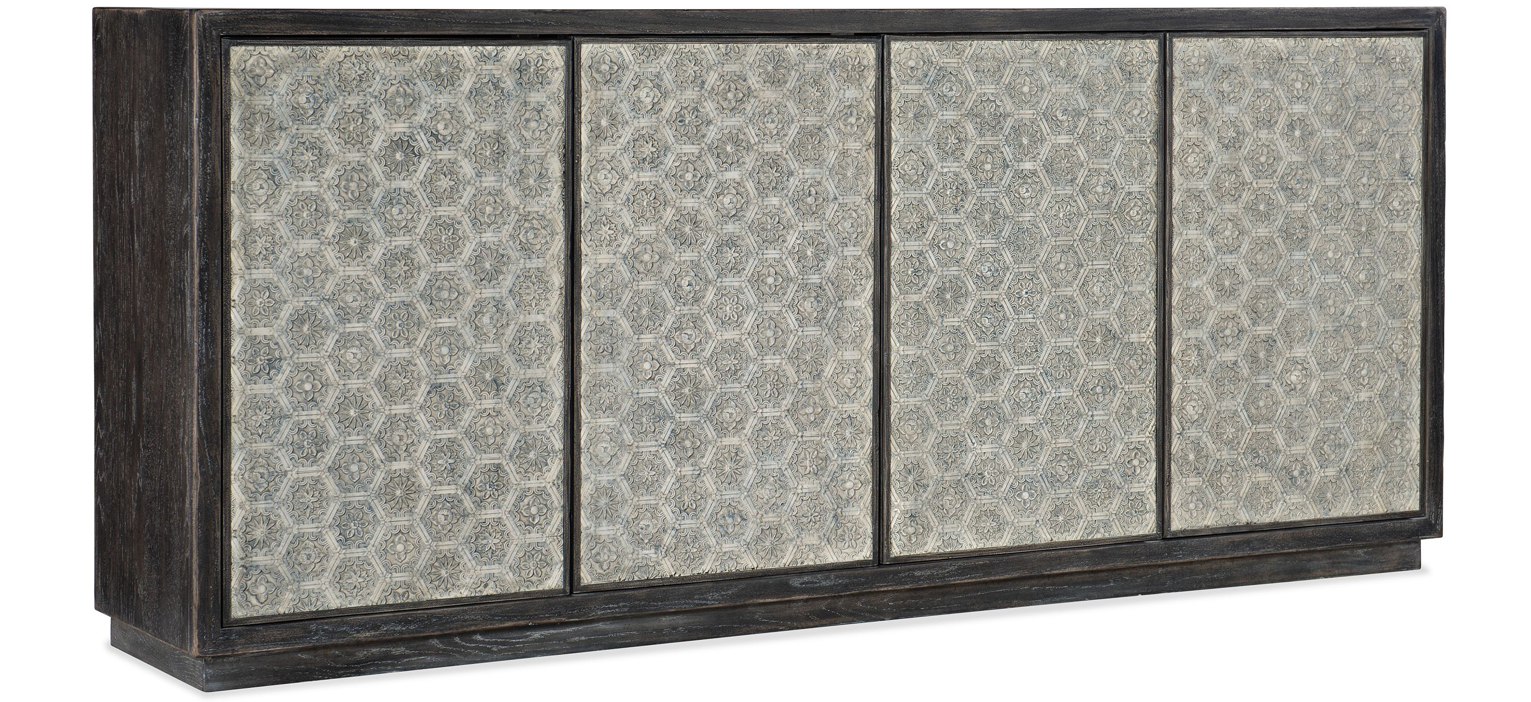 Melange Graystone Four-Door Credenza