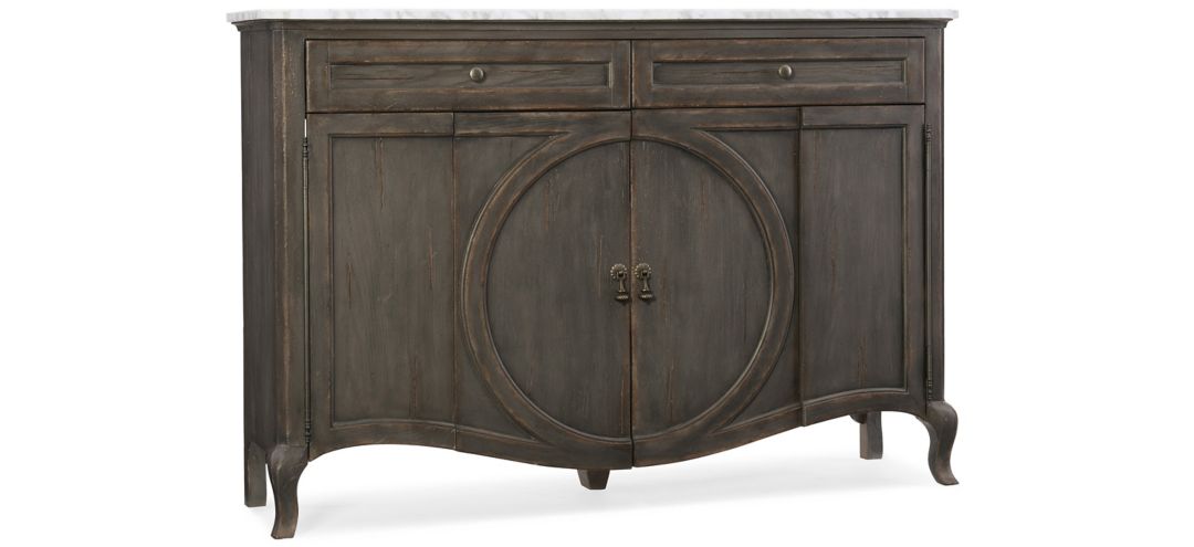1610-85005-GRY Melange Four-Door Two-Drawer Credenza sku 1610-85005-GRY