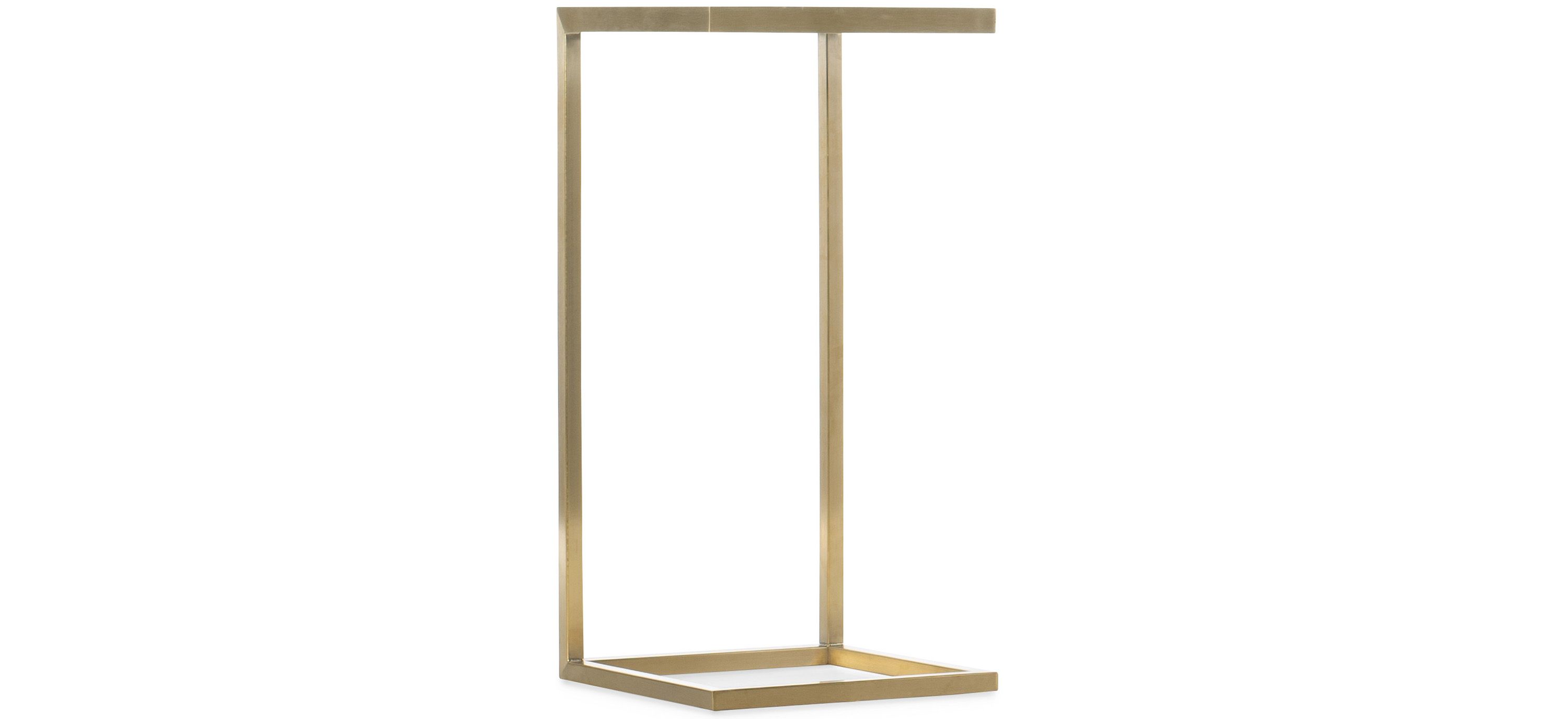 Melange Holmes C-Shaped Accent Table