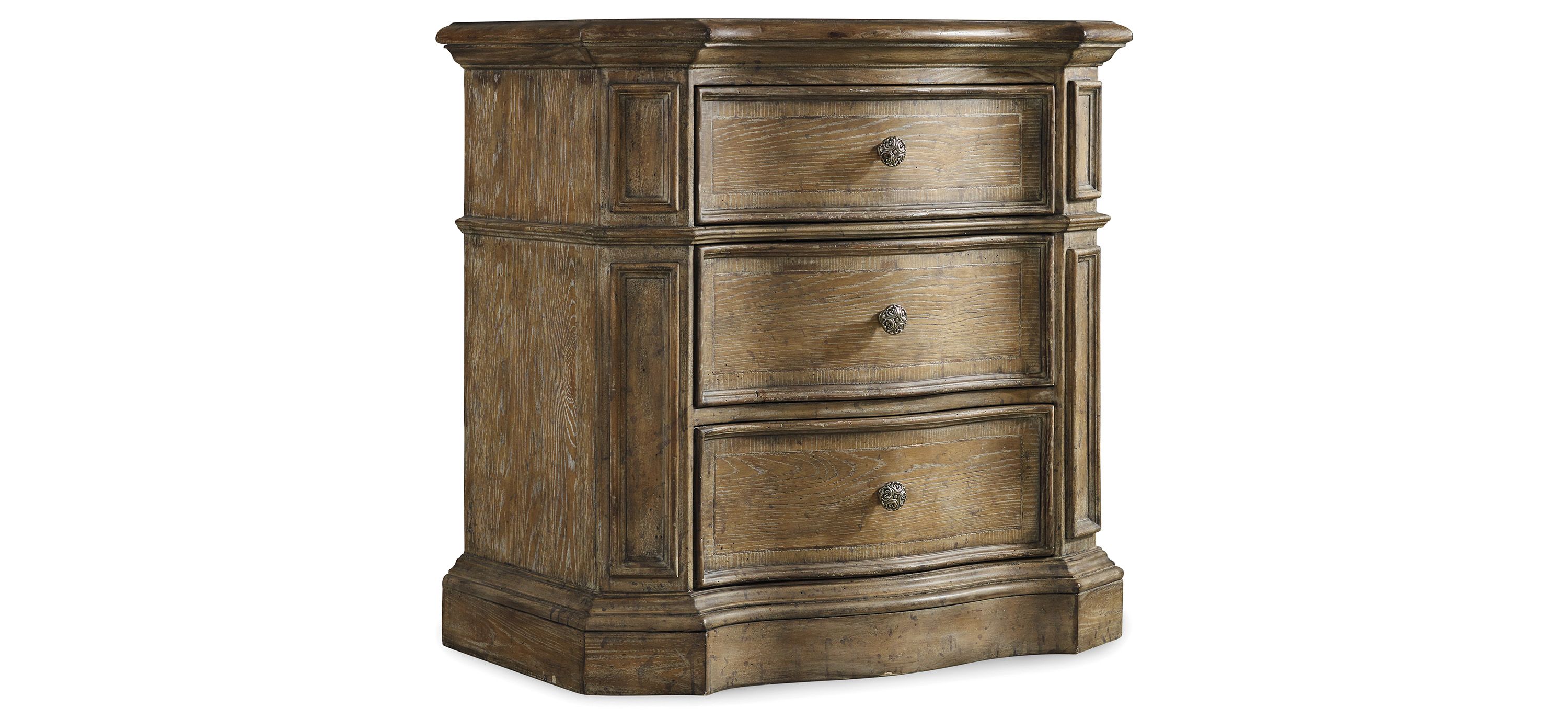 Solana Three-Drawer Nightstand