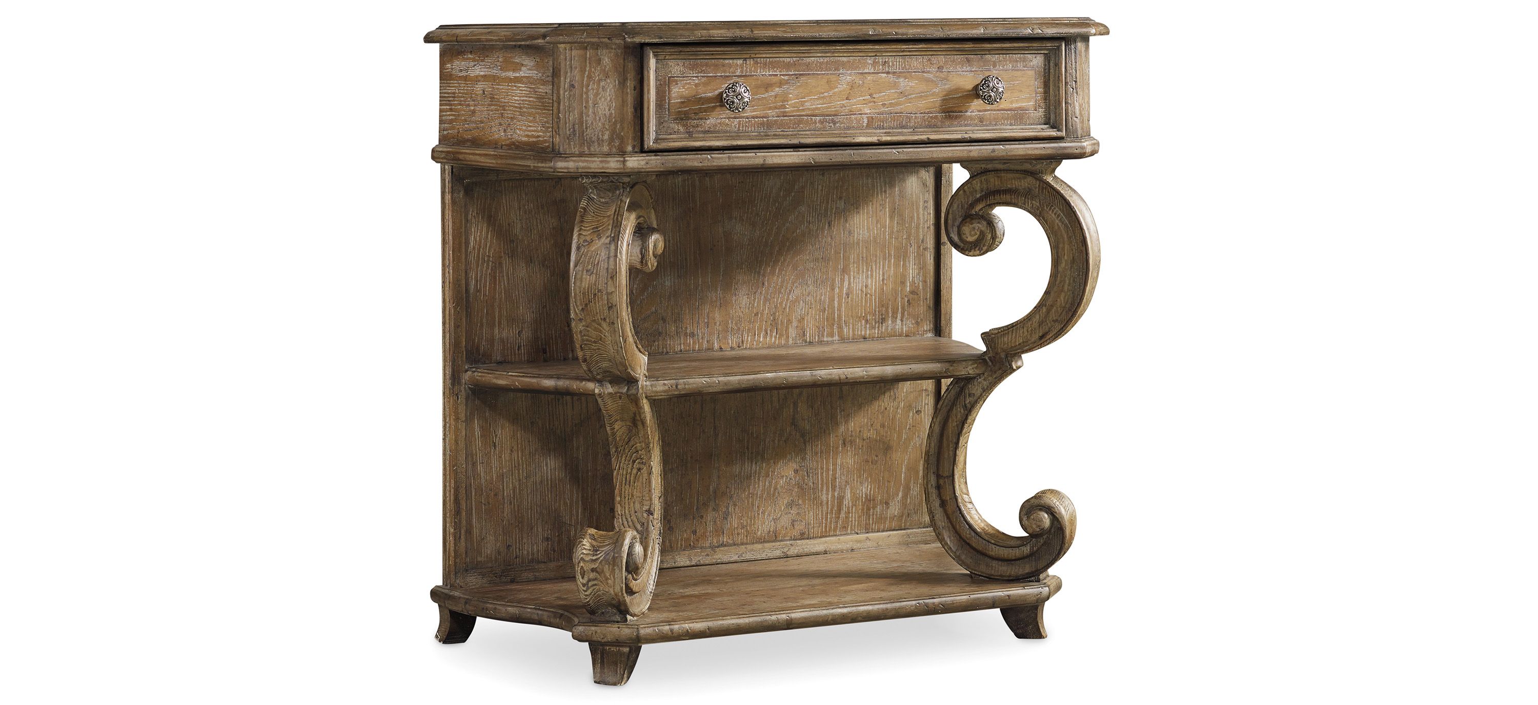 Solana One-Drawer Leg Nightstand