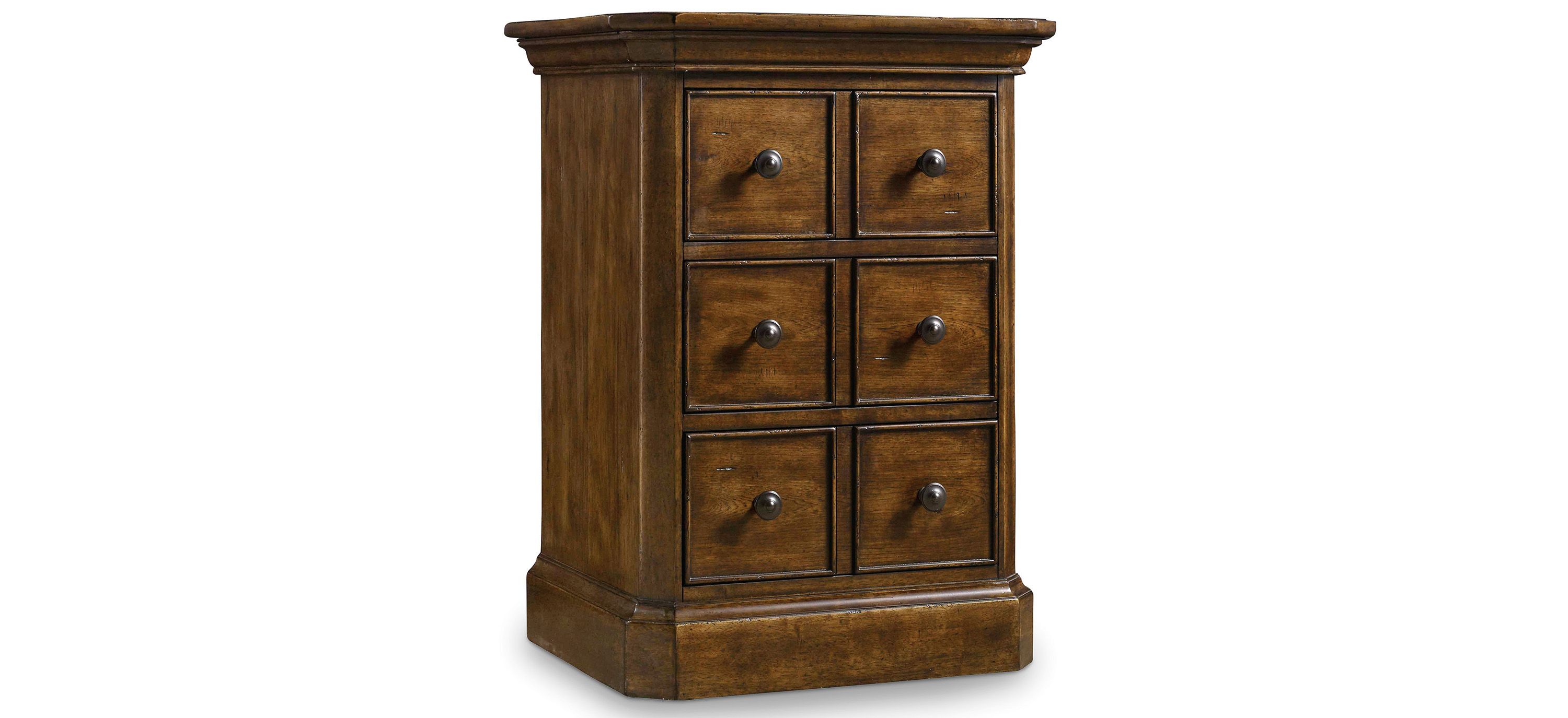 Archivist Three-Drawer Telephone Table