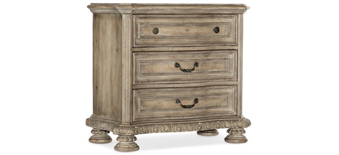 Castella Three Drawer Nightstand