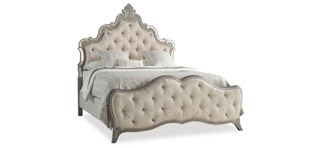 5603-90866-LTBR Sanctuary Upholstered King Panel Bed sku 5603-90866-LTBR