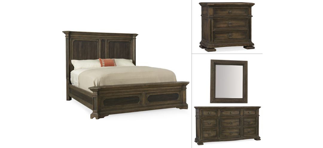 570159600 Hill Country 4-pc. Mansion Bedroom Set sku 570159600