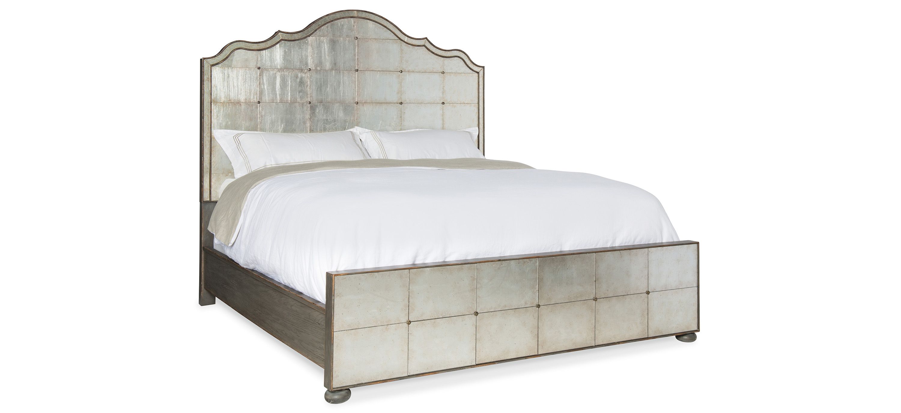 Arabella Mirrored Panel Bed