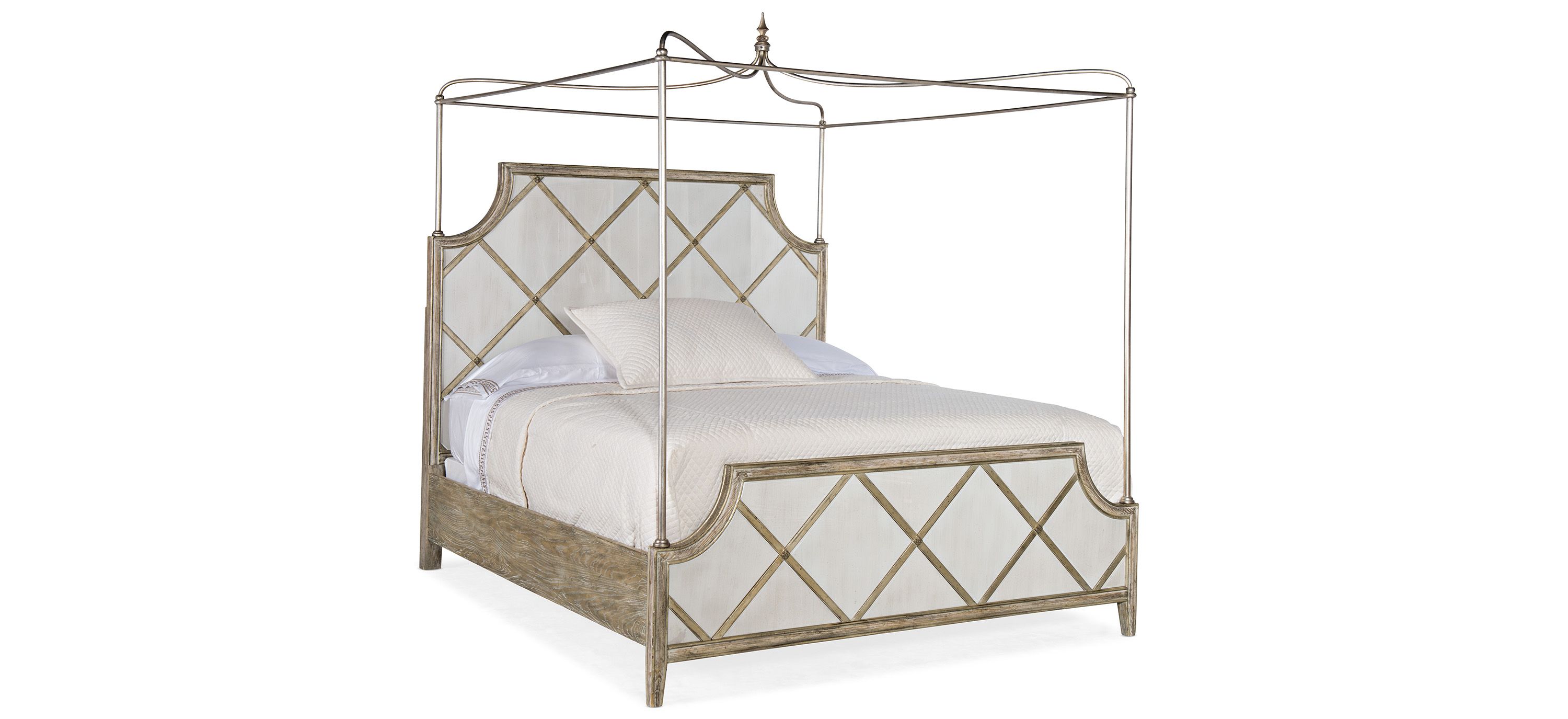 Sanctuary Diamont Canopy Panel Bed