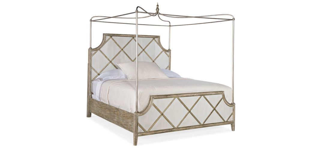 5875-90365-95 Sanctuary Diamont Canopy Panel Bed sku 5875-90365-95