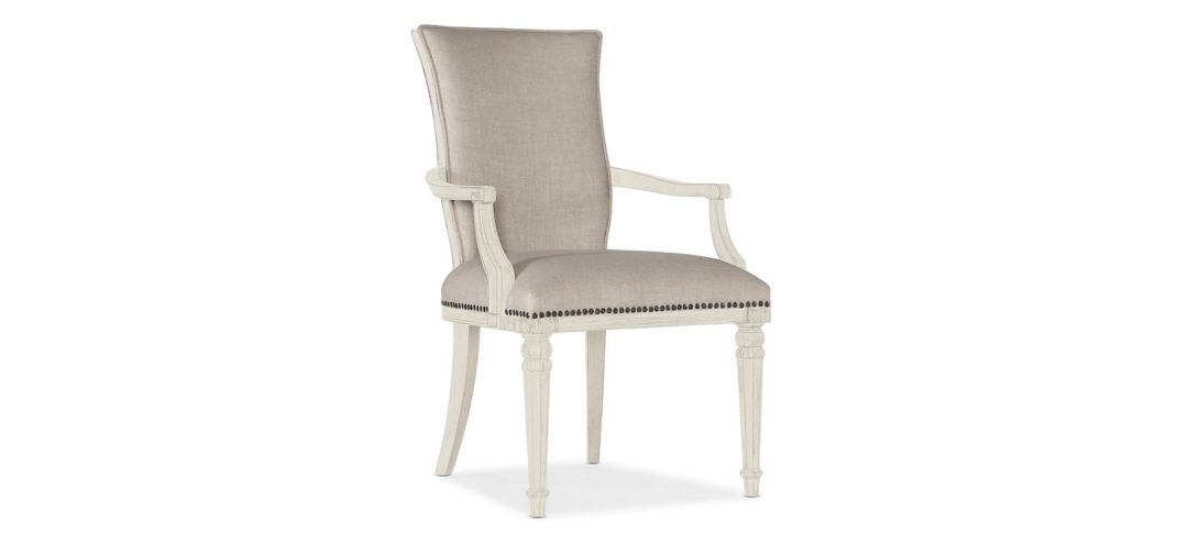Traditions Upholstered Arm Dining Chair (Set of 2)