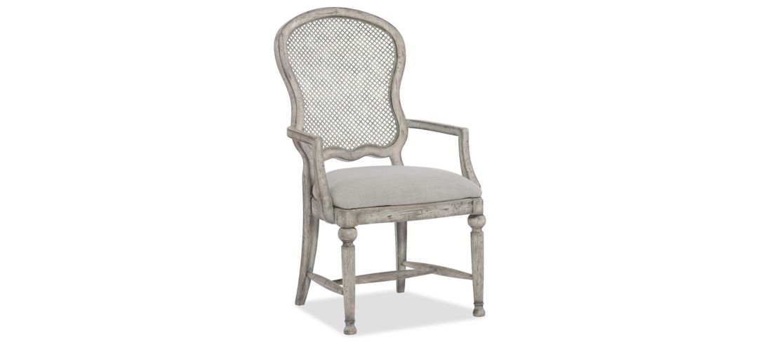 Boheme Gaston Metal Back Arm Chair - Set of 2