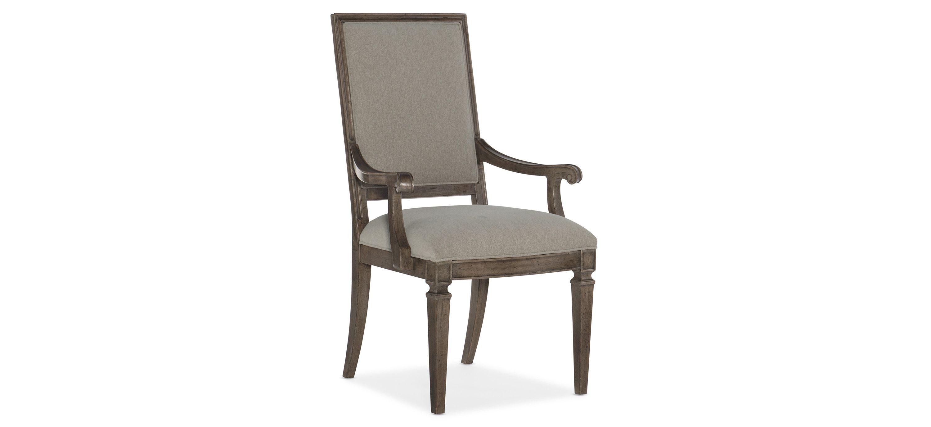 Woodlands Carved Back Arm Chair - Set of 2