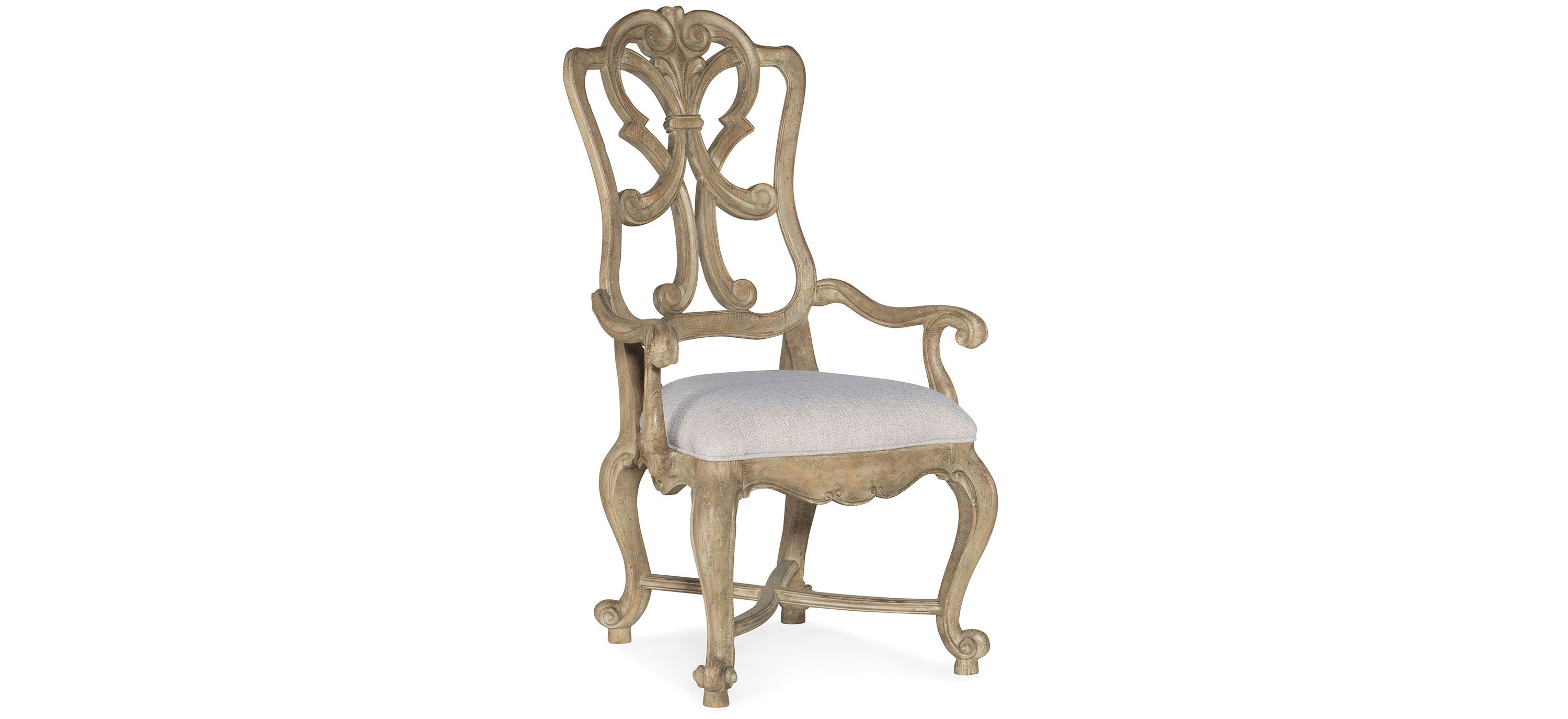 Castella Wood Back Arm Chair - Set of 2