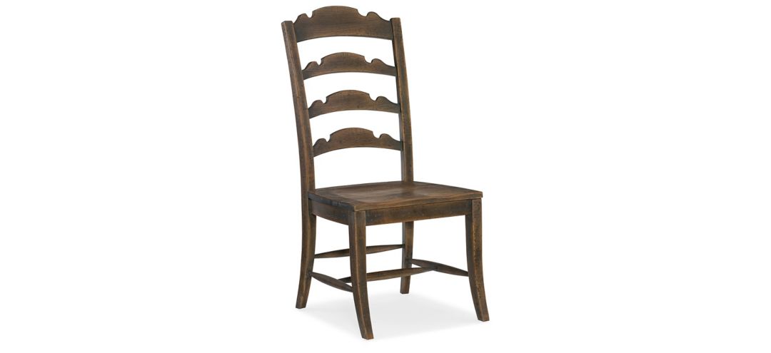 Hill Country Twin Sisters Ladderback Side Chair - Set of 2