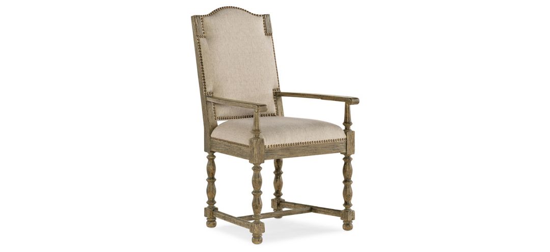 La Grange Kruschel Square Back Arm Chair - Set of 2