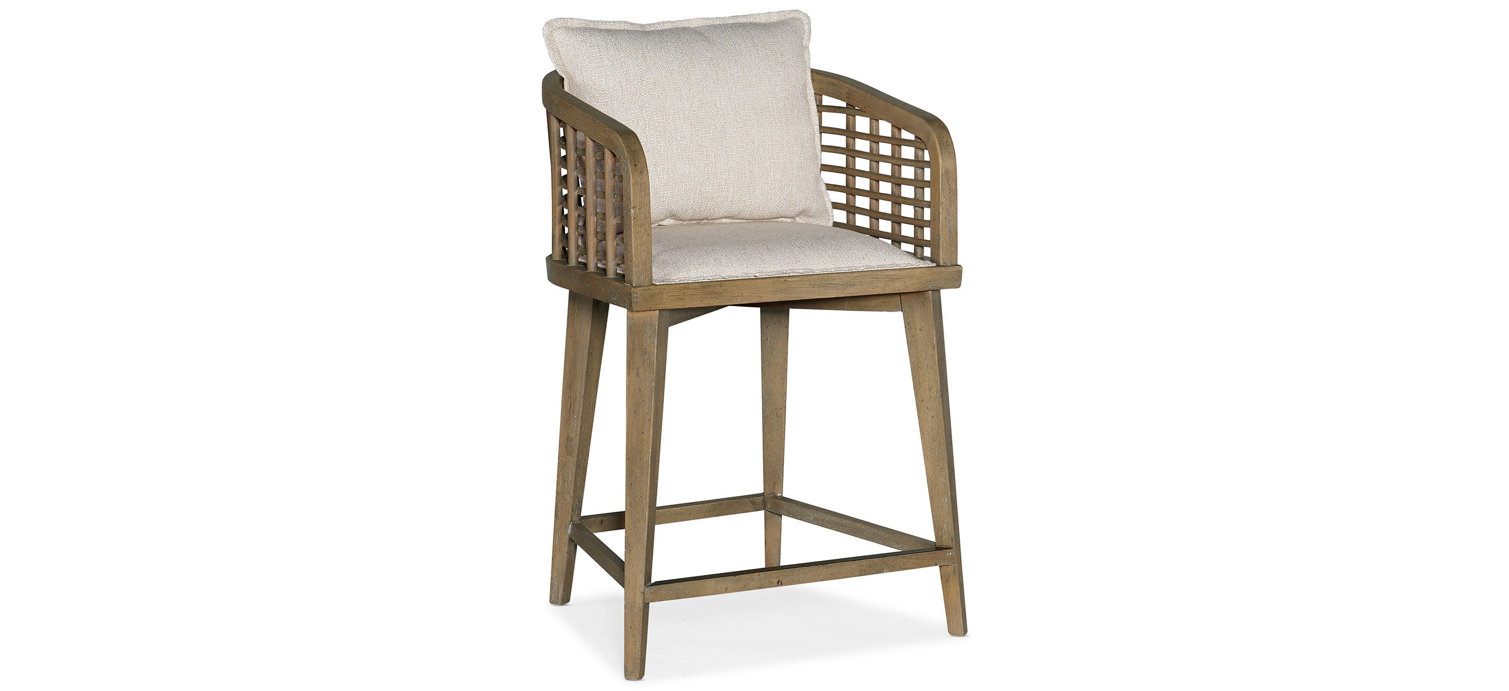 Surfrider Barrel Back Counter Stool