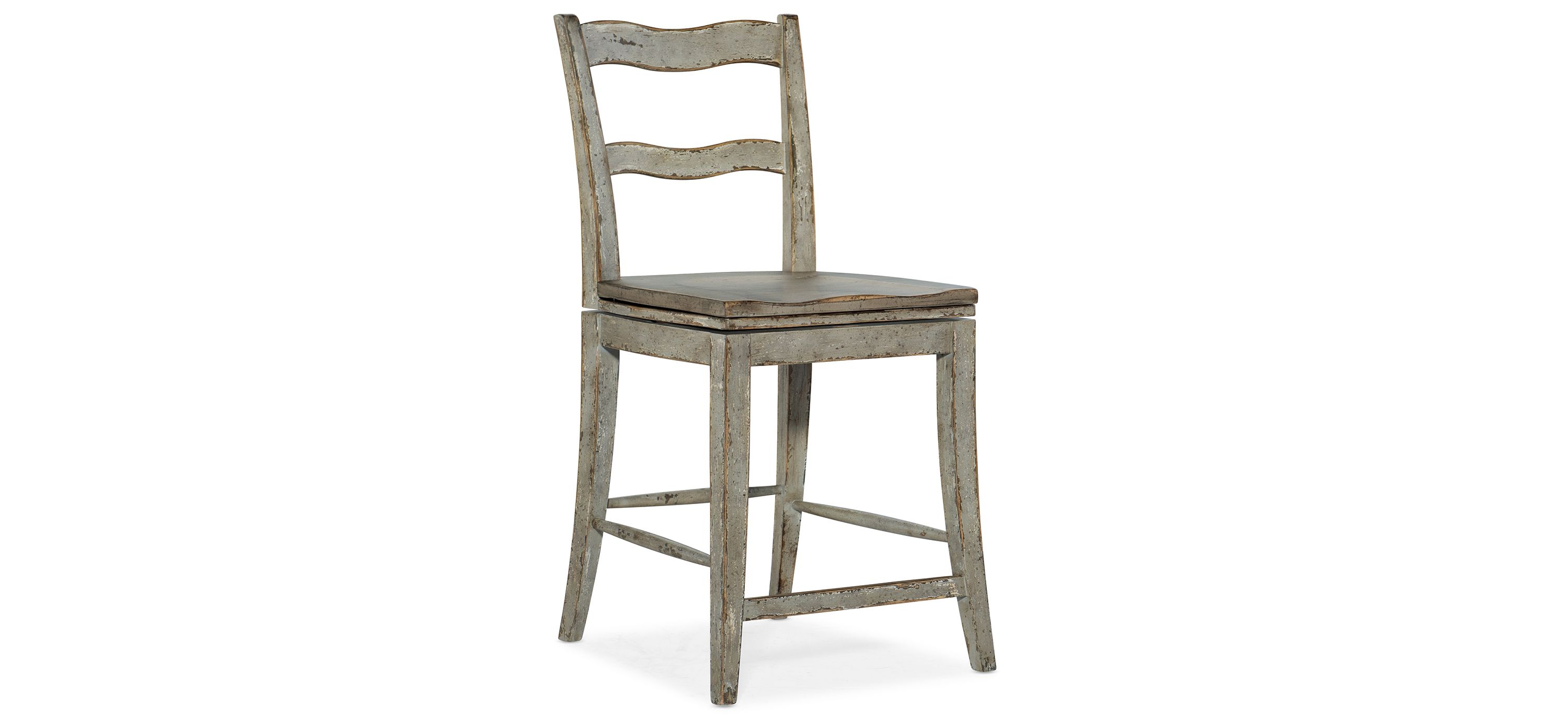 Alfresco La Riva Ladder Back Swivel Counter Stool