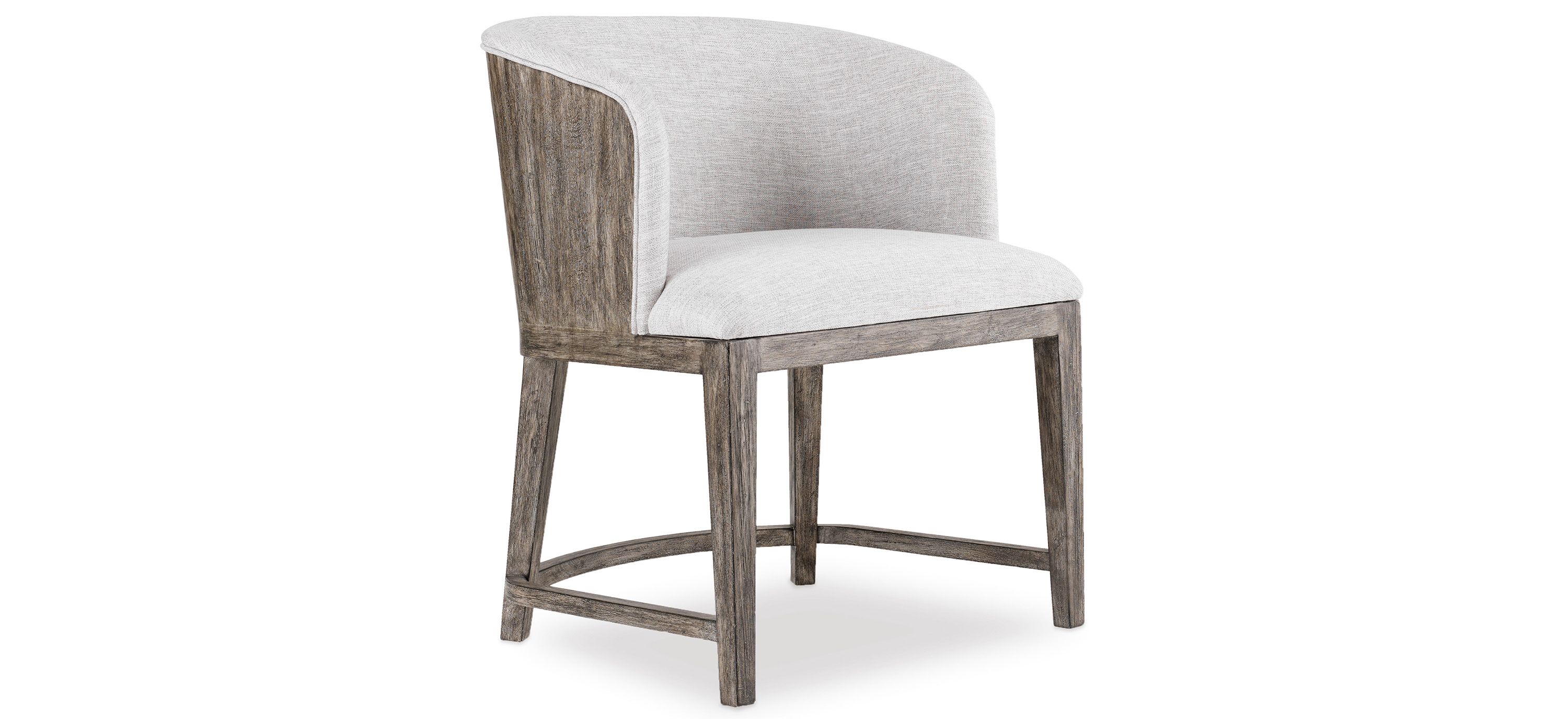 Curata Upholstered Dining Chair with Wood Back