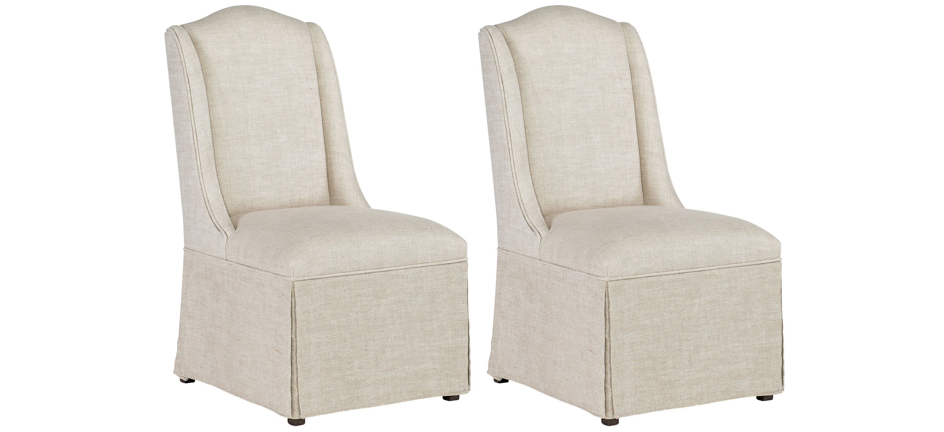 Traditions Slipper Side Chair-Set of 2
