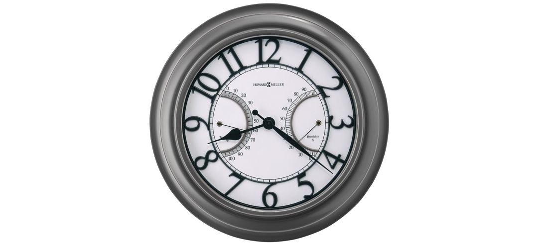 Tawney Outdoor Wall Clock