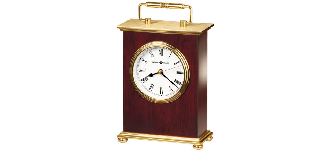 Rosewood Bracket Tabletop Clock