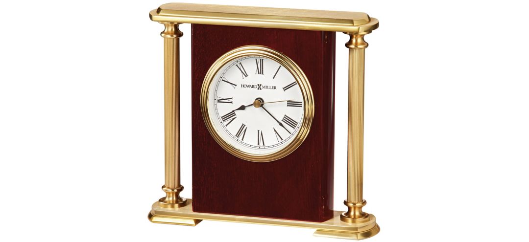 Rosewood Encore Bracket Tabletop Clock