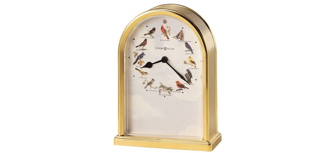 175354050 Song Birds Of North America III Tabletop Clock sku 175354050