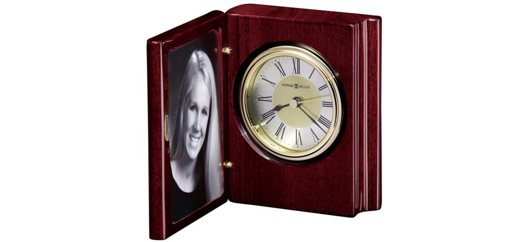 Portrait Book Tabletop Clock