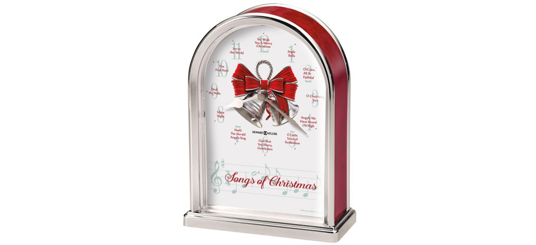 Songs Of Christmas Tabletop Clock