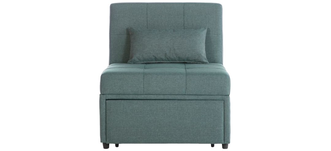 15-MEL-202182-01-0 Mindy Pull Out Sleeper Chair with Reclining Back sku 15-MEL-202182-01-0