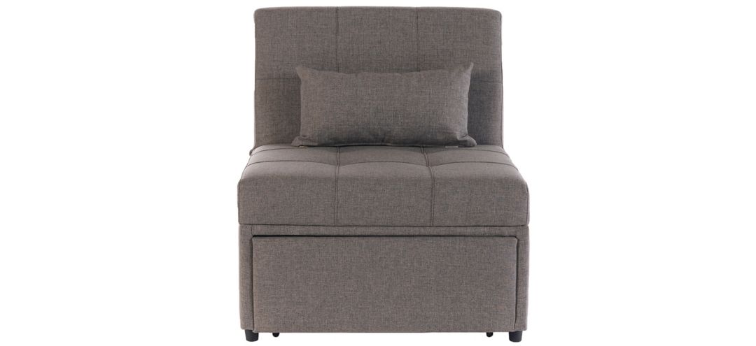 15-MEL-202187-01-0 Mindy Pull Out Sleeper Chair with Reclining Back sku 15-MEL-202187-01-0