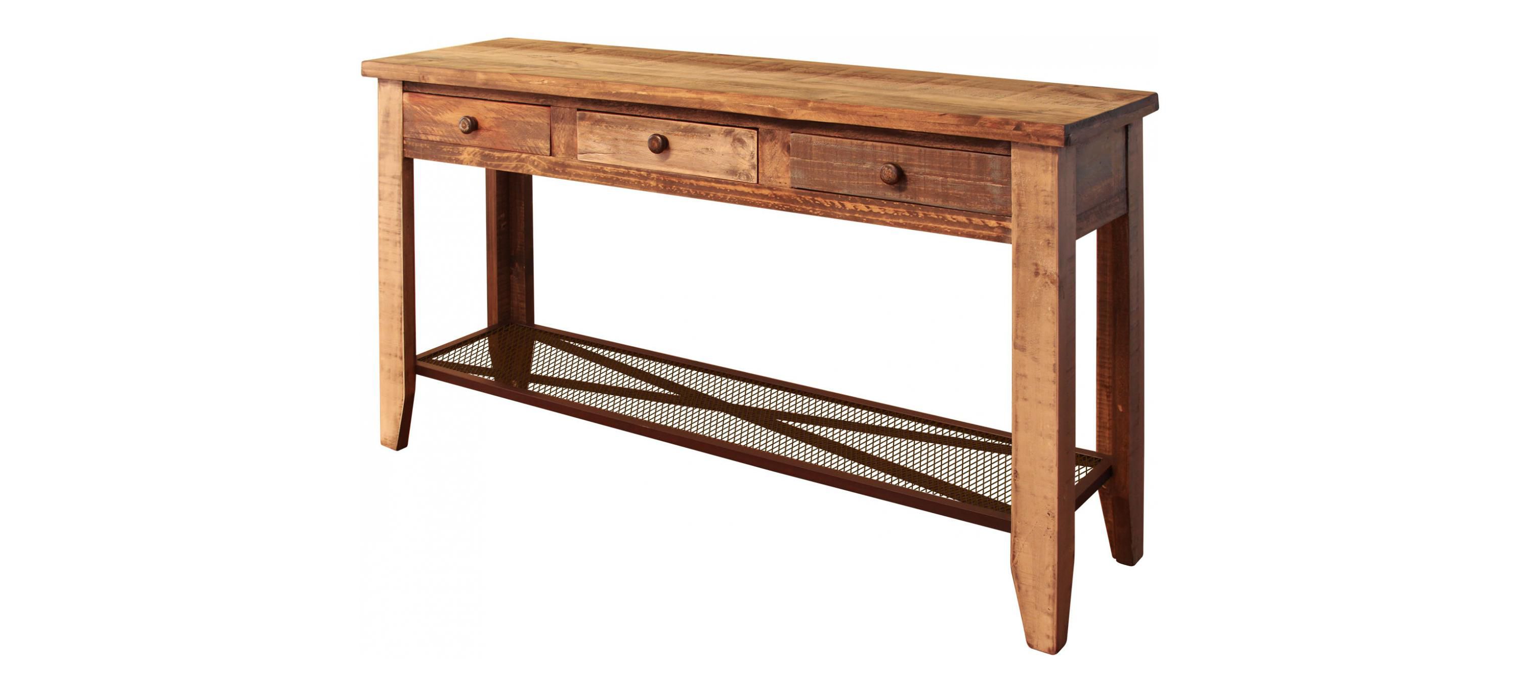 Antique Rectangular Console Table