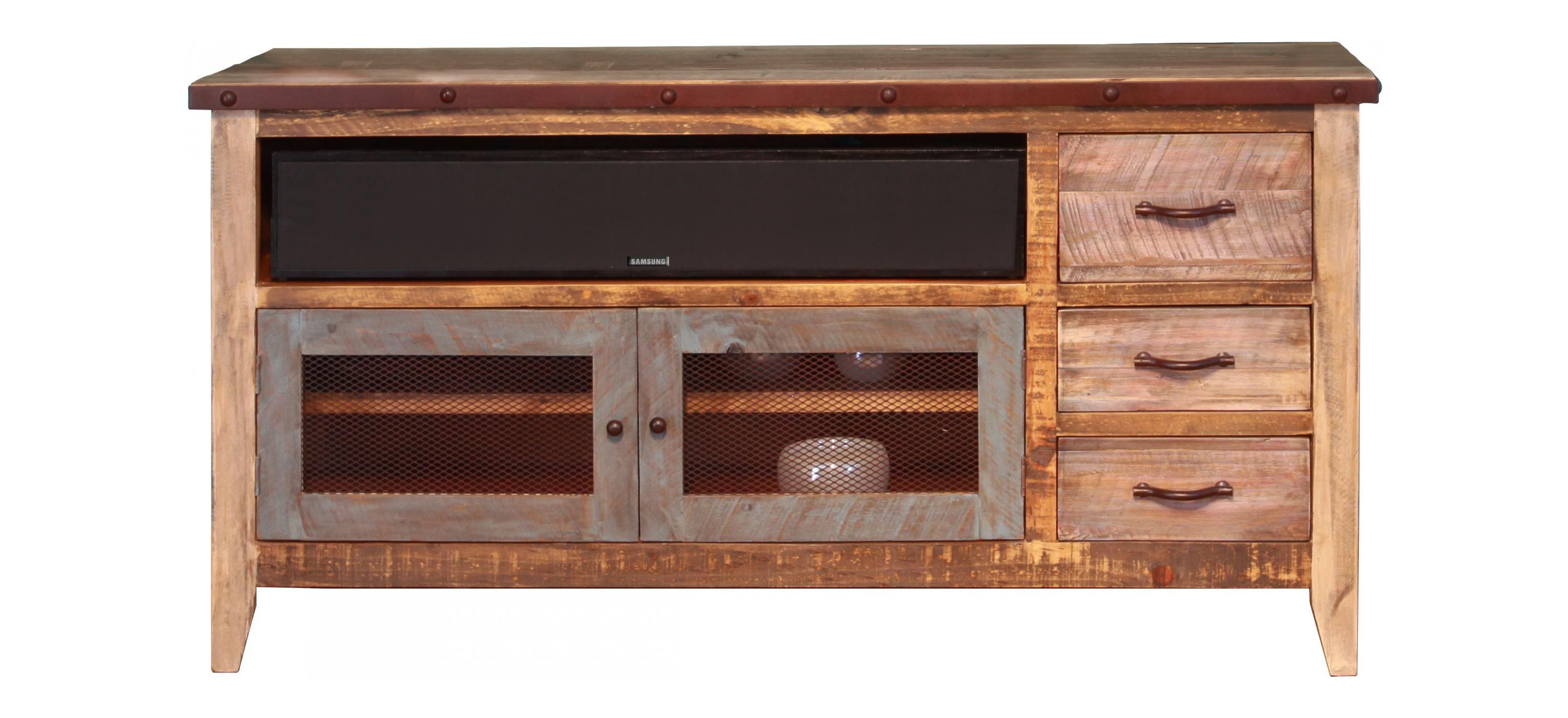 Antique 62.5 TV Console