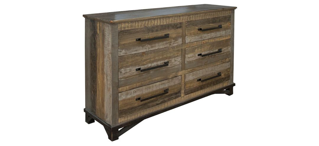 510164410 Loft Brown 6 Drawer Dresser sku 510164410