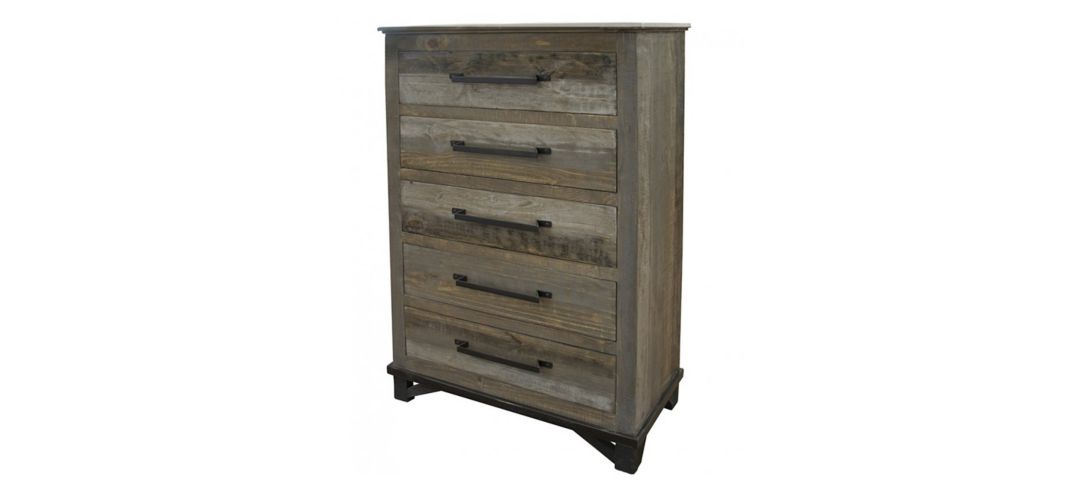 525164440 Loft Brown 5 Drawer Chest sku 525164440