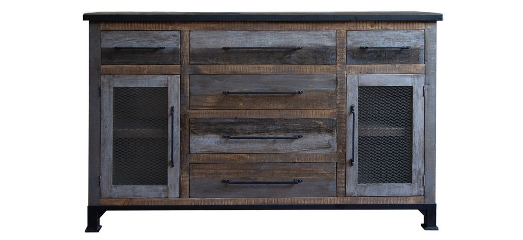 650396711 Antique 6 Drawers and 2 Doors Buffet sku 650396711