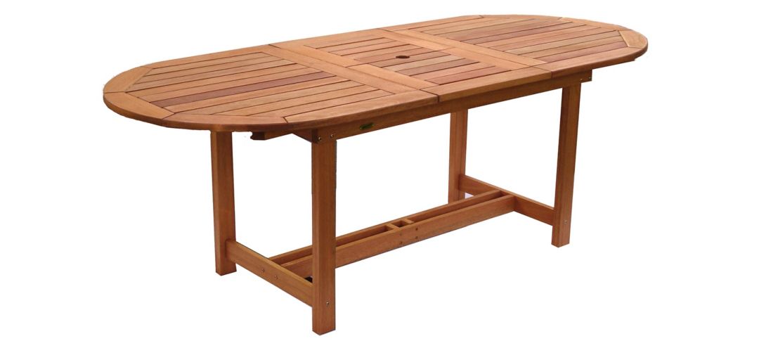 Amazonia 71 Outdoor Dining Table w/ Leaf